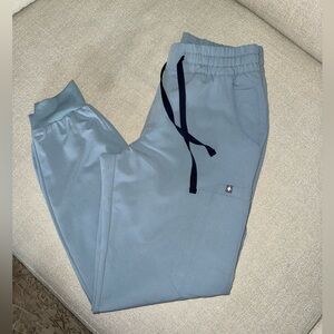 Figs Unman joggers 
Dusty blue